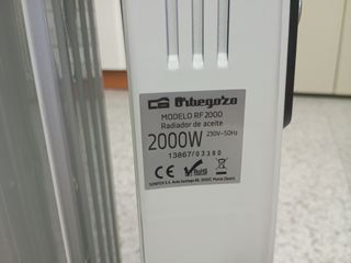 Radiador Orbegozo Negro y Blanco