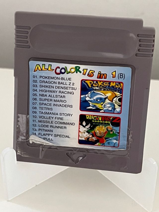 Cartucho 15 en 1 Game Boy