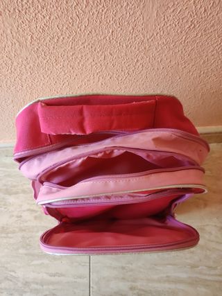 Mochila Escolar Princesas Disney Rosa