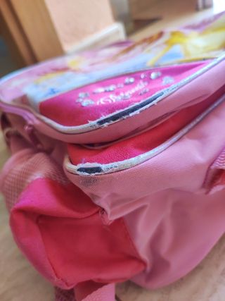 Mochila Escolar Princesas Disney Rosa