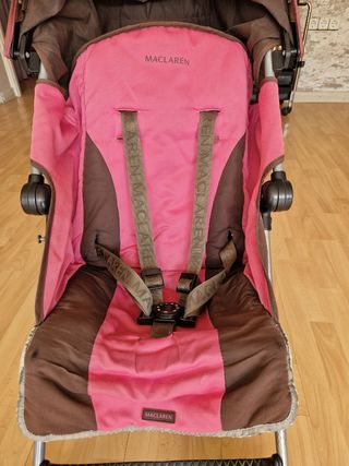 Silla de paseo Maclaren rosa