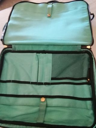 Maletín Tous original de Piel blanco y negro.