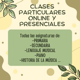 CLASES PARTICULARES