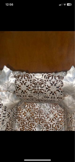 Centrotavola decorativo in argento