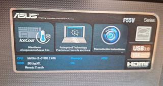 Ordenador portátil ASUS negro
