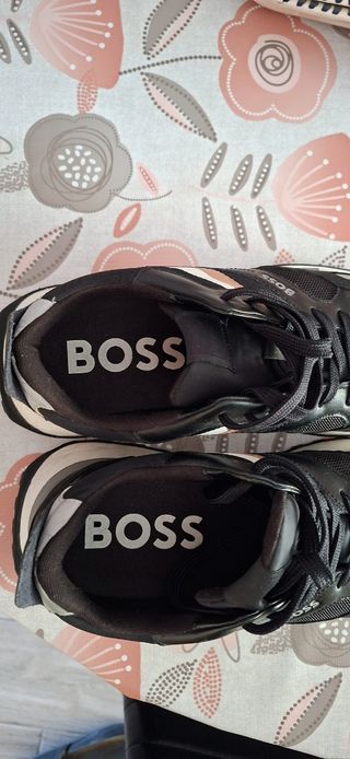 Zapatillas deportivas BOSS negras y multicolor