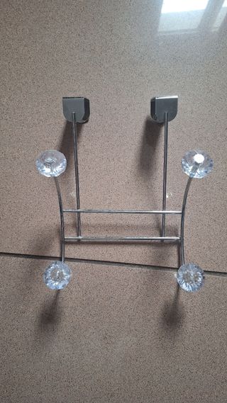 Perchero para puerta con 4 colgadores