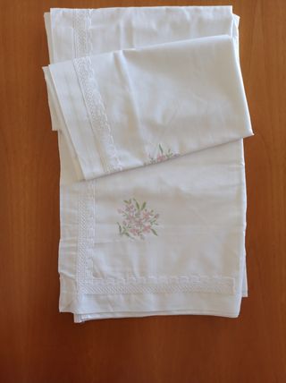Set Lenzuola Matrimoniali Ricamate