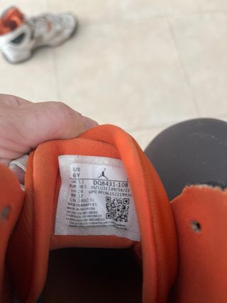 Jordan Jump Two Trey 5.5 Zapatillas Naranja/Blanco