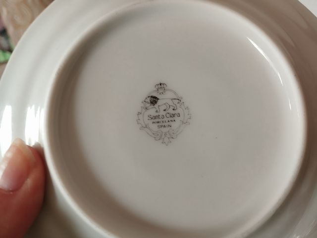 Juego de café Sta Clara porcelana