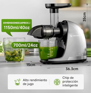 AMZCHEF Licuadora Prensado en Frío
