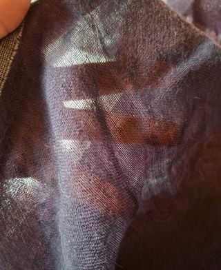 Pashmina MaxMara Viola e Nero