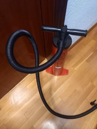 Colchoneta hinchable matrimonio + hinchador 50€