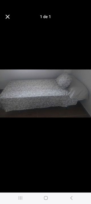 Colchón 90cm con somier