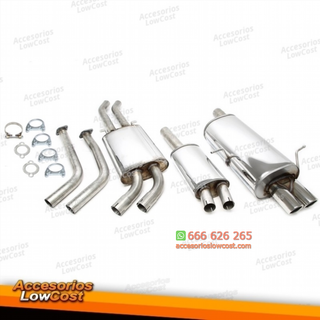 Sistema de escape de acero inoxidable TA Technix