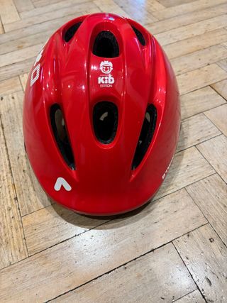 Casco Bicicleta Niño Rojo