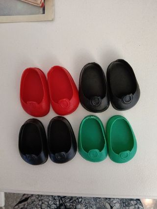 4 Pares Zapatos Muñeca Nancy