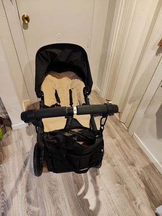 Capota Bugaboo Negra  extensible con ventilación