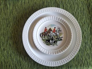 Vajilla merienda Pontesa 7 Piezas Caza