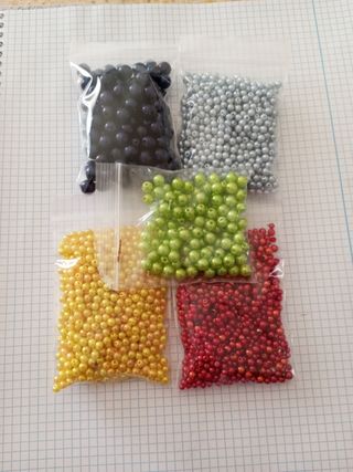 Cuentas para mercería - Varios colores