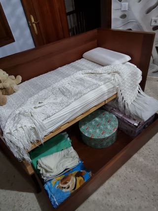 Cuna colecho madera maciza