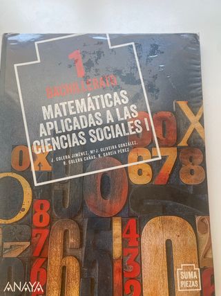 Matemáticas aplicadas a las Ciencias Sociales I.