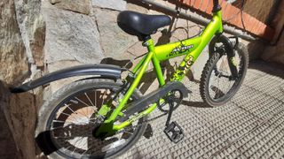 Bicicleta infantil 17" verde