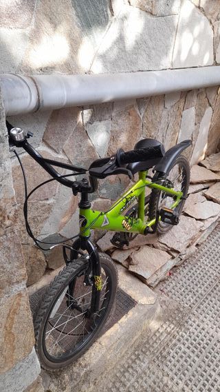 Bicicleta infantil 17" verde