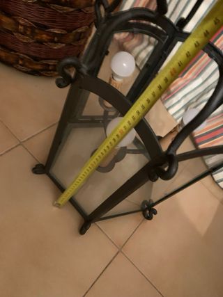 Farol Hanbel Negro y Transparente