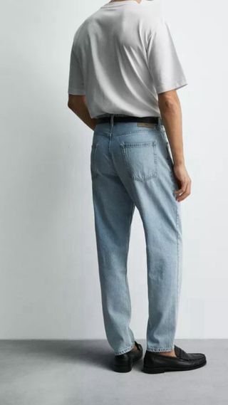 Pantalones vaqueros Zara azules talla M