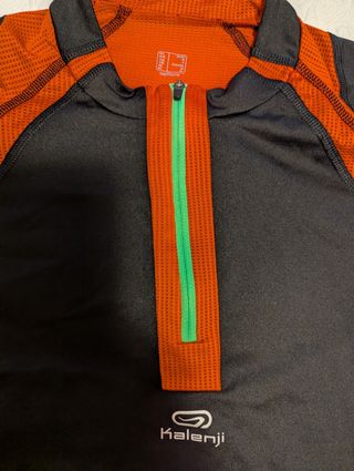 Maillot Kalenji Rojo y Negro talla M