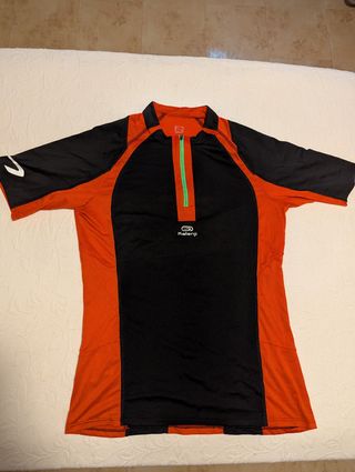 Maillot Kalenji Rojo y Negro talla M