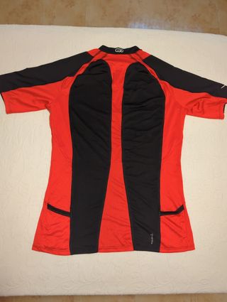Maillot Kalenji Rojo y Negro talla M
