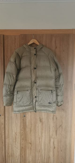 Plumas Stussy Vintage 90s Talla M Plata