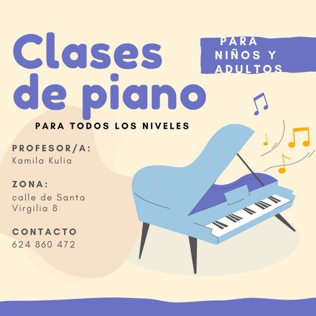 Clases de piano para todos los niveles cerca de ti