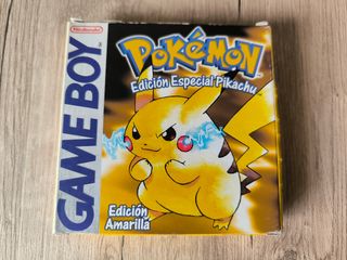 Pokémon Amarillo Edición Especial Pikachu Game Boy