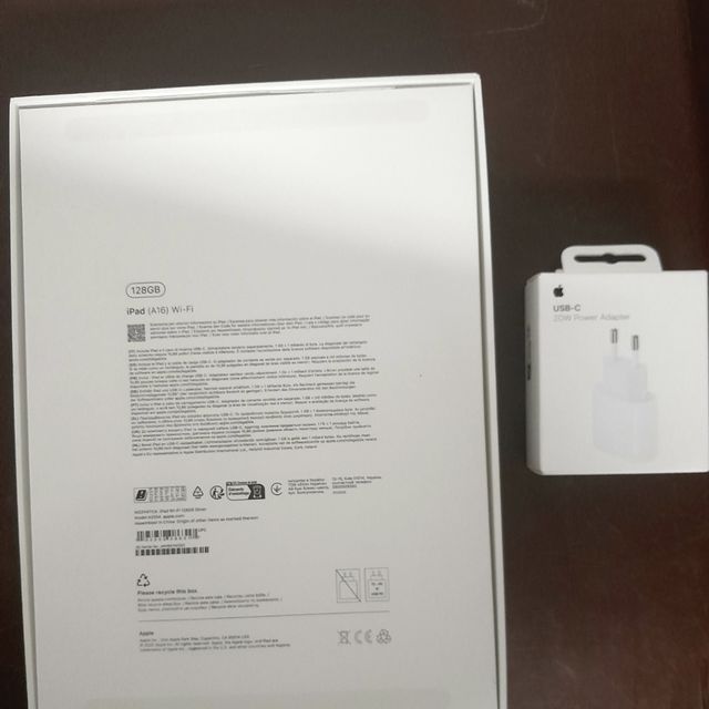 Caja vacía Apple iPad