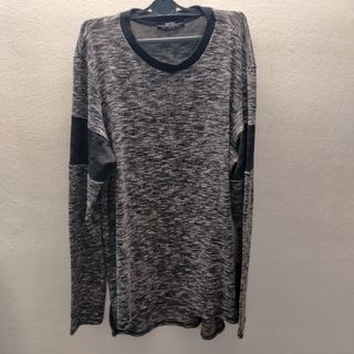 Jersey Bershka gris talla M
