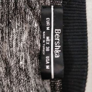 Jersey Bershka gris talla M