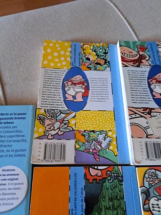 Lote 5 libros del Capitan Calzoncillos Dav Pilkey