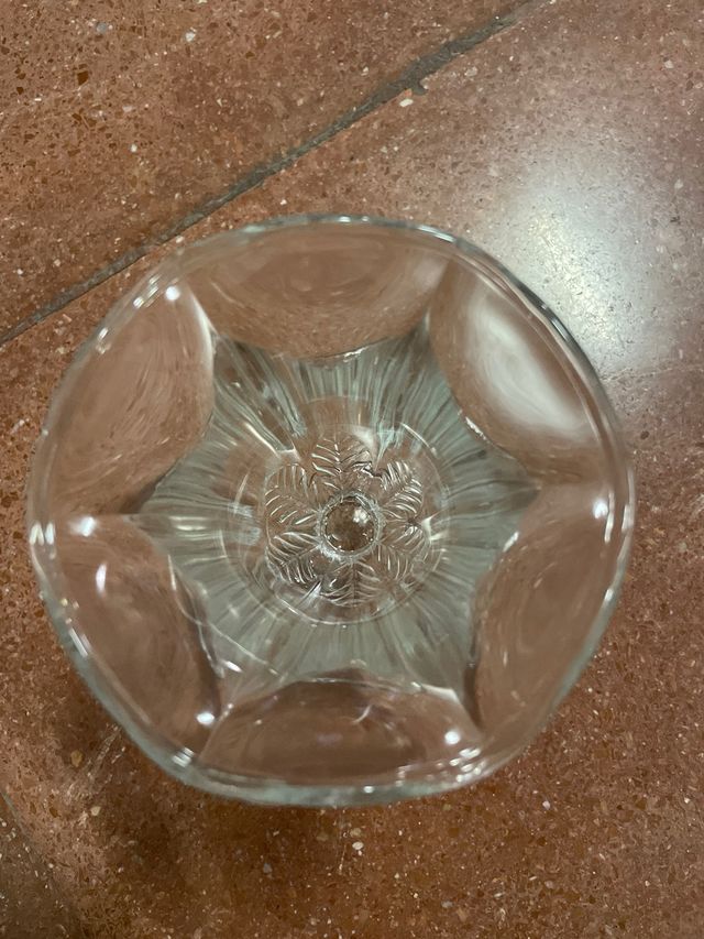 12 copas de helado de cristal