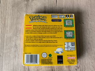 Pokemon Amarillo Edición Pikachu Caja