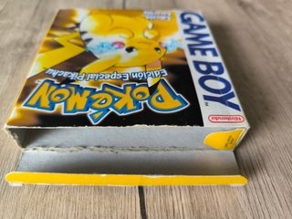 Pokemon Amarillo Edición Pikachu Caja