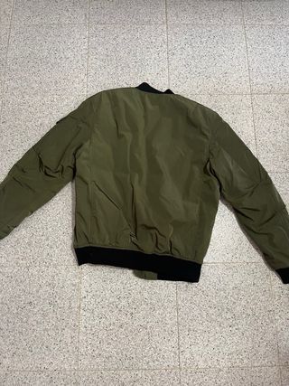 Chaqueta Bomber Verde Militar