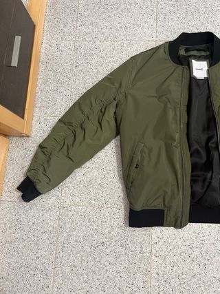 Chaqueta Bomber Verde Militar