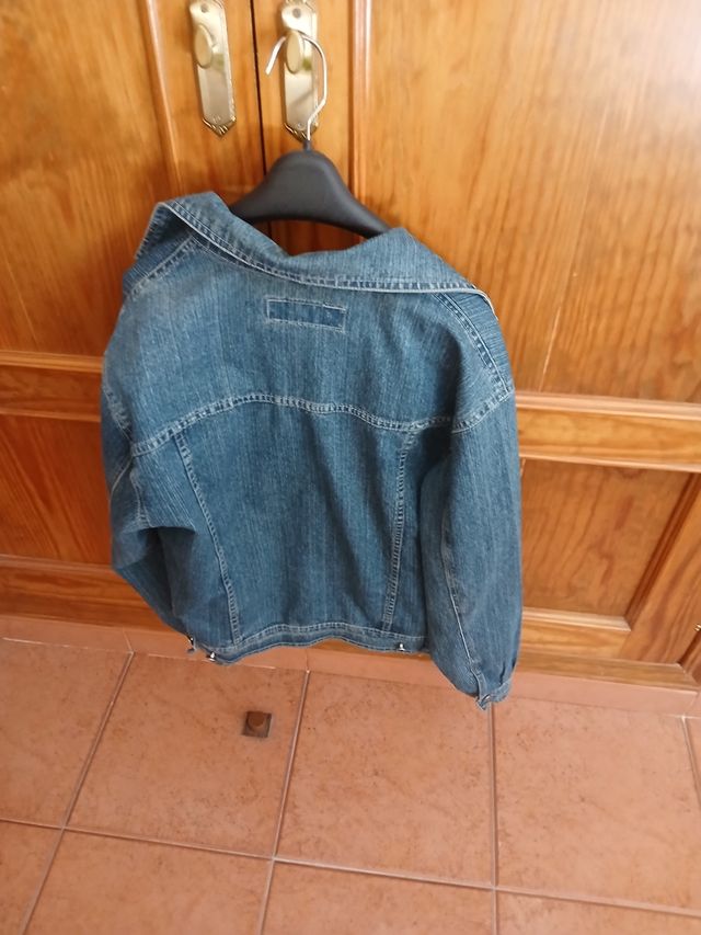 Cazadora Vaquera Mujer Azul