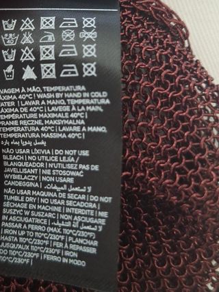 Jersey oversize Parfois M/C marrón Metalizado. T:U
