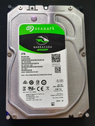 Disco rigido Seagate Barracuda da 2 TB