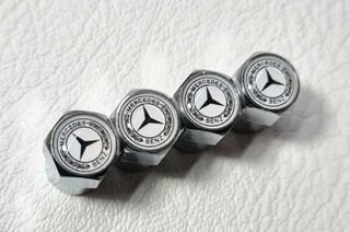 Mercedes 4 Tapones Valvula para Neumaticos Llantas