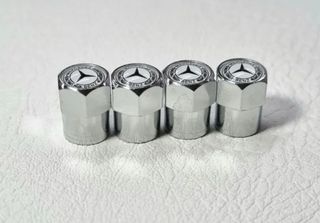 Mercedes 4 Tapones Valvula para Neumaticos Llantas